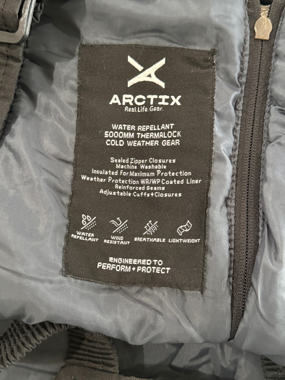 Arctix Women's Insulated Bibs in Slate Gray and Black - Size SMALL - Picture 3 of 12